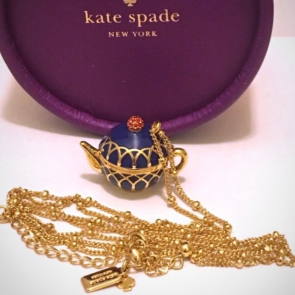 Kate Spade Tea Pot ☕️ Tea Time  Locket